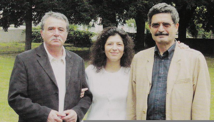 De gauche à droite : Gérard Bagdassarian, Nathalie Kazaniyan (trésorière) et Charles Tévanian (photo NAM 2007) --- Cliquer pour agrandir